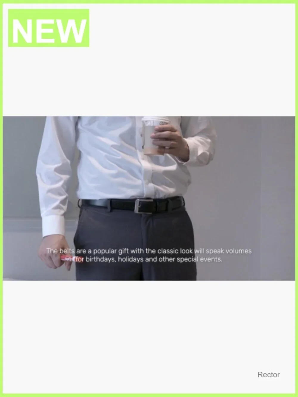 Genuine Leather Dress Belt - Classic & Fashion For Work Business Casual